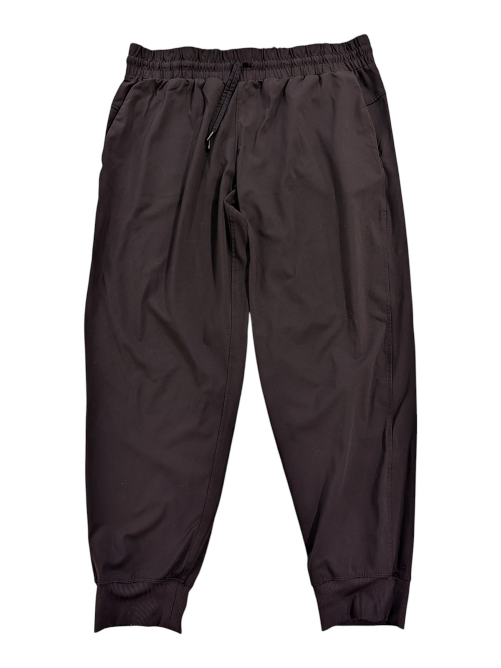 Women's Black Jogger Pants with Elastic Waistband